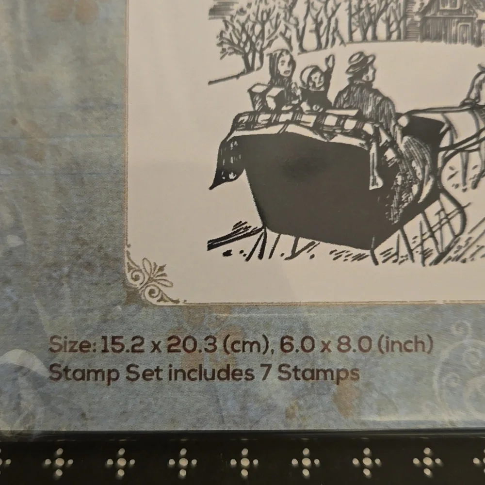 Creative Expressions Taylor Made Journals A Vintage Christmas Stamp Set